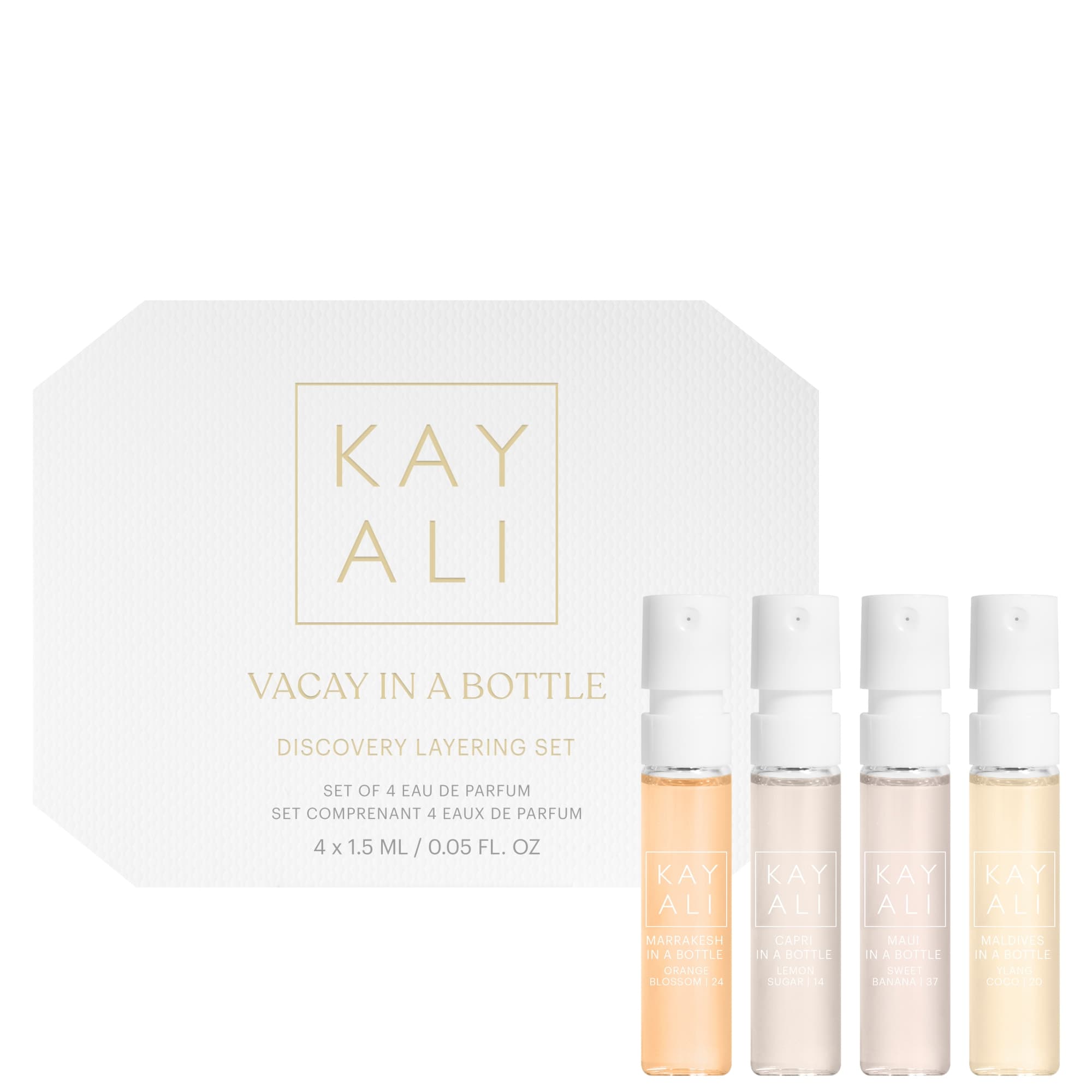 KAYALI Vacay in a Bottle Discovery Set 4x1.5ml — view 1