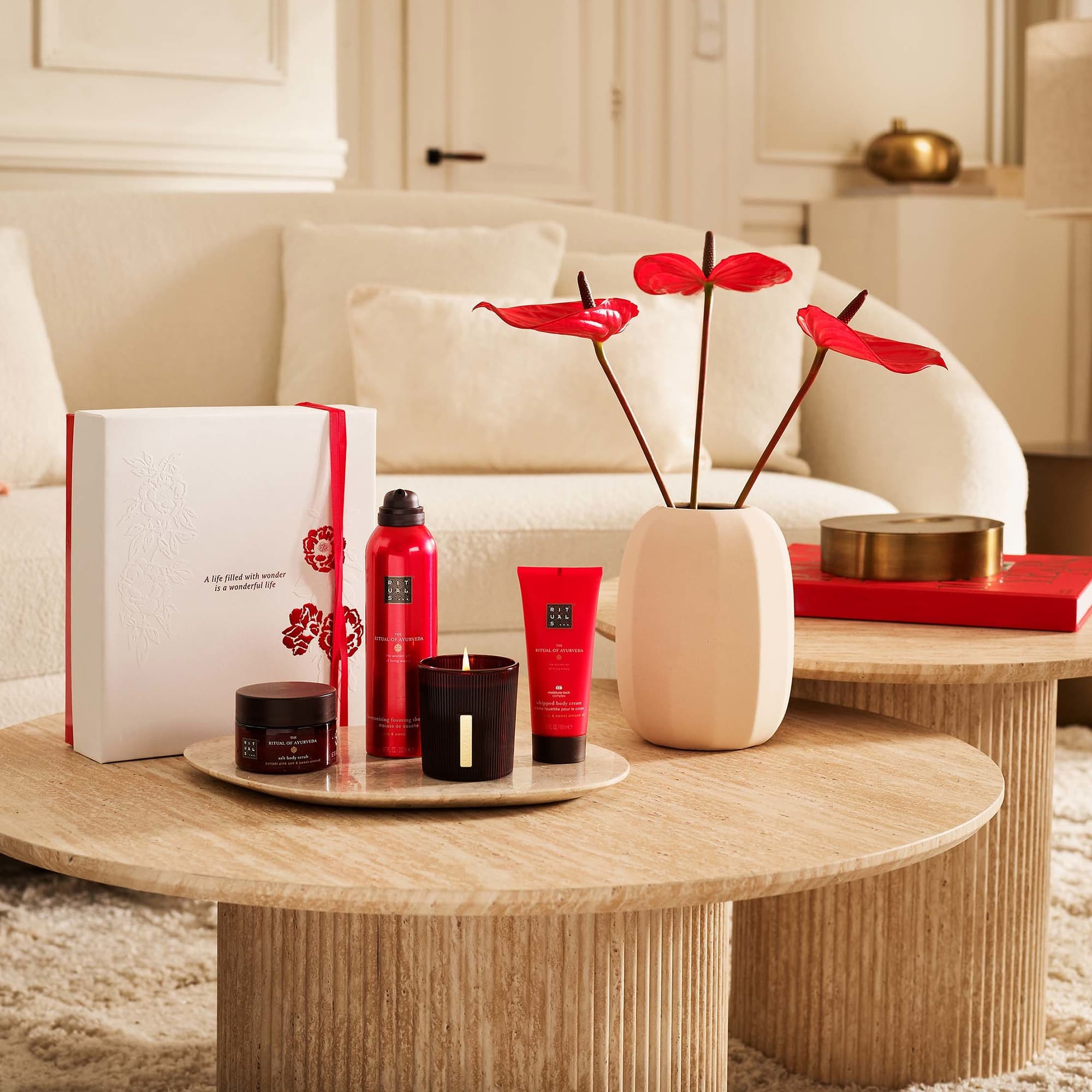 RITUALS The Ritual of Ayurveda Sweet Almond & Indian Rose Medium Gift Set (Worth £50.40) — view 4